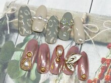 アン ジョーヌドラゴ/【自爪ネイル】くすみカラー