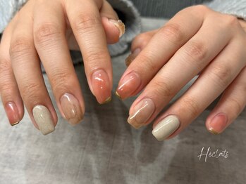 エクラス 銀座(Heclats)/ニュアンスネイル/ピンクネイル