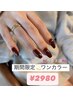 ☆6/16～20限定クーポン☆　ワンカラー　￥2980（期間外は¥4400）