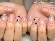 ライズ 本町店(Raize)/チェックネイル/ハートホロ