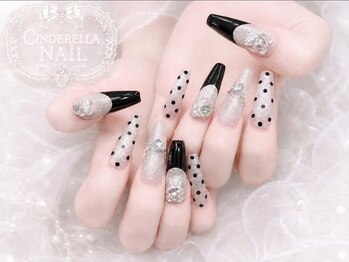 シンデレラネイル(CINDERELLA NAIL)/【チップ長さ出しネイル】