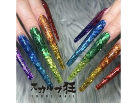 2枚MAXレインボーネイル