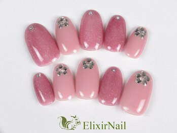エリクサーネイル 神田(Elixir Nail)/ハンドシンプル/クーポン使用