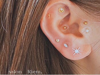 サロンリエム(Salon Riem.)の写真/【SNSで話題＆大人気の耳つぼジュエリー3500円～】おしゃれを楽しみながら美容面・健康面の2つをサポート☆