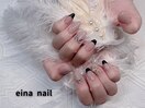 アート4本ネイル