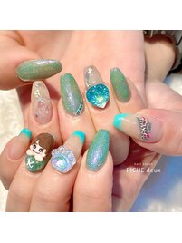 緑担！推しネイル