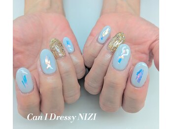 キャンアイドレッシー ニジ(Can I Dressy NIZI)/デザインネイル