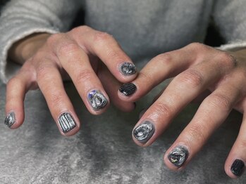 オムネイル 渋谷(HOMME NAIL)/デザインネイル ¥7.100