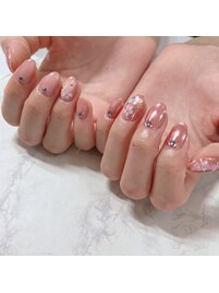 桜ピンクネイル