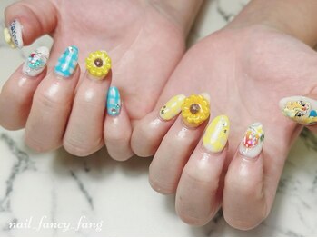 ネイル ファンシーファング(nail_fancy_fang)/3Dネイル×アートし放題