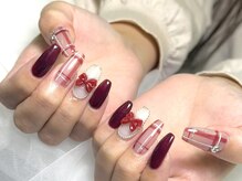 ユニネイル 池袋(Uni Nail)/赤チェックネイル♪