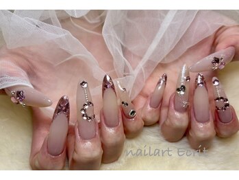 ネイルアート エクリ(Nail Art:Ecrit)/バレンタインネイル