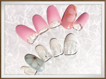 ネイルサロン ブリオン(Nail Salon Bullion)/ふんわりビッグフラワー