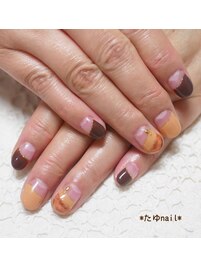 秋のフレンチネイル☆