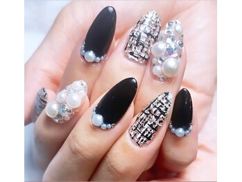 リラ ネイルサロン(Lila)/ツイードアートジェルネイル