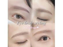 ラミュレアイ(La mule eye)の雰囲気（ふんわり似合わせ眉毛♪間引きで濃さもしっかり調整）
