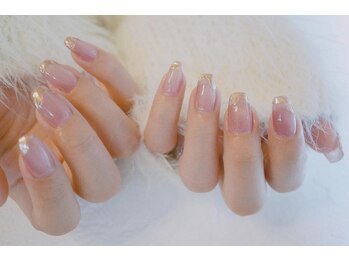 ネイル フライガール(nail FLY GIRL)/変形ミラーフレンチ☆