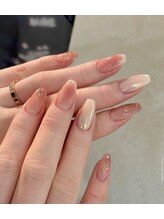 ヘブン ネイル 鶯谷(HEAVEN Nail)/Ombre mix Aurora Nails