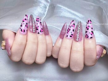 ダイアモンドネイルスタジオ 新宿店(Diamond Nail Studio)/チップ長さだし10本デザイン