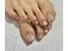 【Manoによる施術】フットジェルネイル　定額アートデザイン