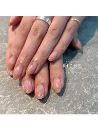 夏！オレンジフラッシュネイル！