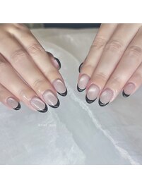 ぴゅあマグ×黒フレンチ