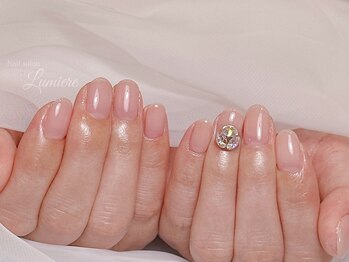 ネイル ルミエール 名古屋伏見店(Nail Lumiere)/スキンカラー/ビジュー