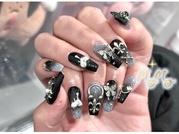 モモネイル(MOMO nail)/地雷系，つけ放題，ゴデゴデ