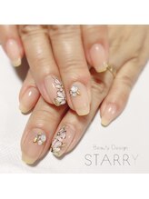 スターリー(STARRY)/春　夏　手描き　フラワーモダン