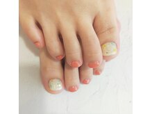 フレイムス アイラッシュ アンド ネイル(FRAMES)/押し花ふんわりネイル★