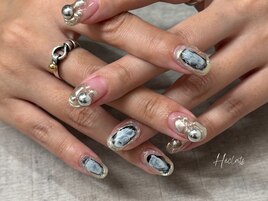 ニュアンス/ぷっくり/シルバー