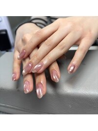マグネットネイル/ピンクネイル