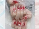 大人レッドネイル