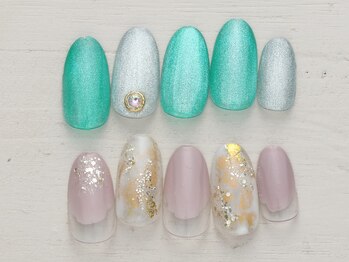 ネイルミックス 沖縄おもろまち店(Nail Mix)の写真/【4990円★プチトレンドコース(60分)】選べる最新デザインがオシャレ!理想の指先に/おもろまち