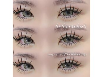 ラヴィア(Lavia)の写真/LEDマツエクで理想の目元へ!上下デザインでつけま要らずの華やかeyeに♪