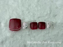 アイラッシュアンドネイルスタジオ ゼン カラスマ(eyelash&nail studio Zen Karasuma)/FOOT定額デザイン