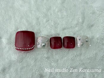 アイラッシュアンドネイルスタジオ ゼン カラスマ(eyelash&nail studio Zen Karasuma)/FOOT定額デザイン