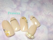 フランセス(Frances)/球体パールネイル