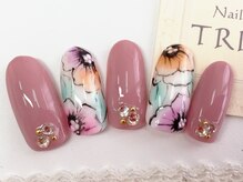 ネイルサロン トリック(Nail Salon TRICK)/フラワーグラデ