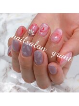 グラント(NAIL SALON&SCHOOL grant)/アシンメトリーネイル
