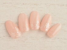 ア ネイル(A nail)/結晶☆上品ピンク【つけ放題】
