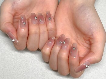 ローブセカンド(L'aube 2nd)/ジェル◆秋チークネイル