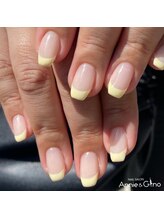 ネイルサロン アニーアンドジーノ(NAIL SALON Annie&Gino)/《黄色フレンチネイル》