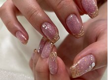 シェリーラメール 渋谷(cherielamer)/ミラーグリッターフレンチ￥9680