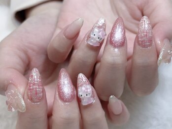 スペラ 大宮店(Spera)/冬の定番ざっくりツイードネイル