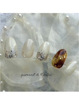 ピュアネイルアンドオンディーヌ/定額ミドルデザイン