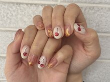ネイルサロン ドゥ(Nail Salon Doux)/【ラテリア】ぷっくりさくらんぼ
