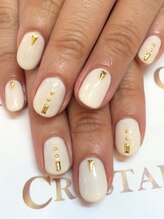 クリスタルネイル ボンベルタ橘店(CRYSTAL NAIL)/シンプルネイル