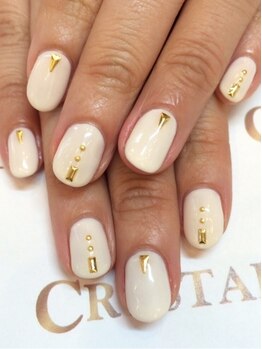 クリスタルネイル ボンベルタ橘店(CRYSTAL NAIL)/シンプルネイル