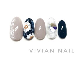 フラワー　シェルネイル